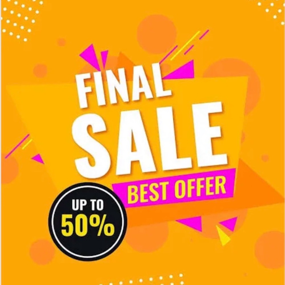 Closet clean out sale!